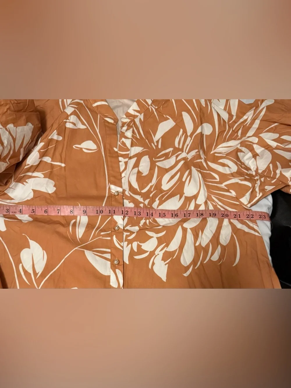 Prosperina Adelaide Fawn Brown Multi Floral Maxi Dress Sz L - Picture 7 of 10